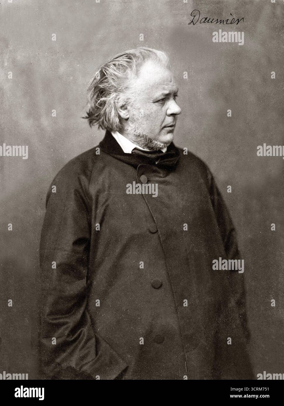 Gaspard-Félix Tournachon (Nadar) - Honoré Daumier - 1860's Stock Photo