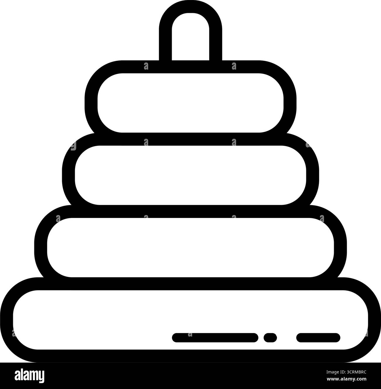 Block stacking tower Stock Vector Images - Alamy
