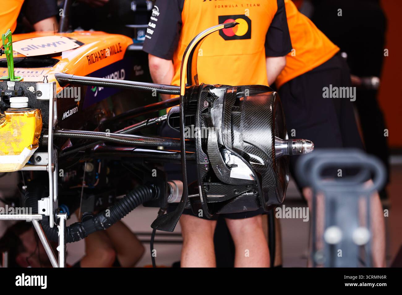 McLaren F1 Team MCL39, mechanical detail brakes, freins, during the ...