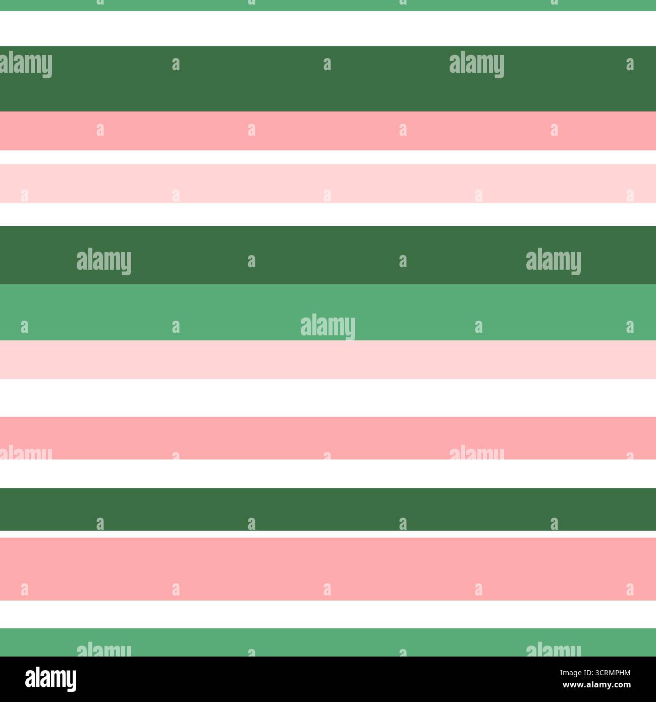 Simple Horizontal Stripes Seamless Vector Pattern Design Stock Vector