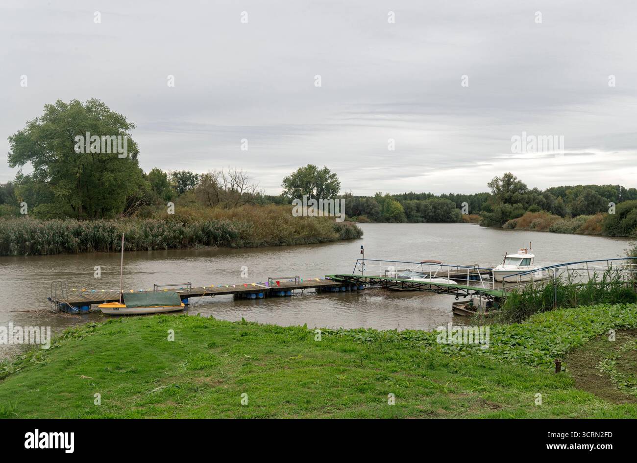 Tielrode Belgium September 2025 View along the Durme River. Belgian ...