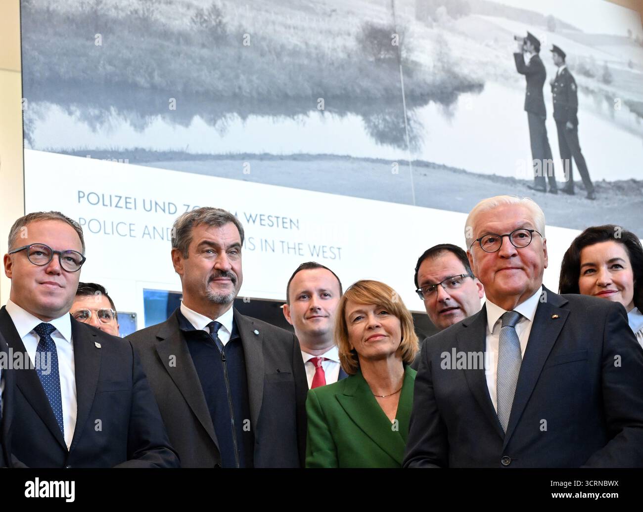 02 October 2025, Thuringia, Mödlareuth: Federal President Frank-Walter ...