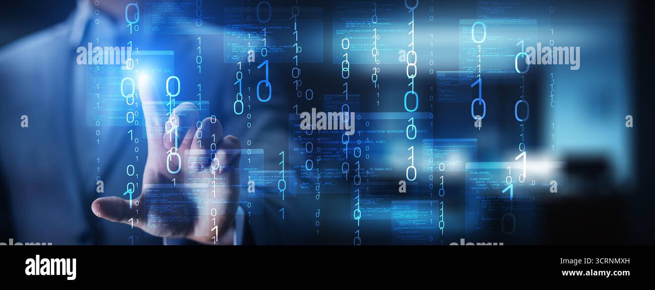 Digital interface visualization hi-res stock photography and images - Alamy