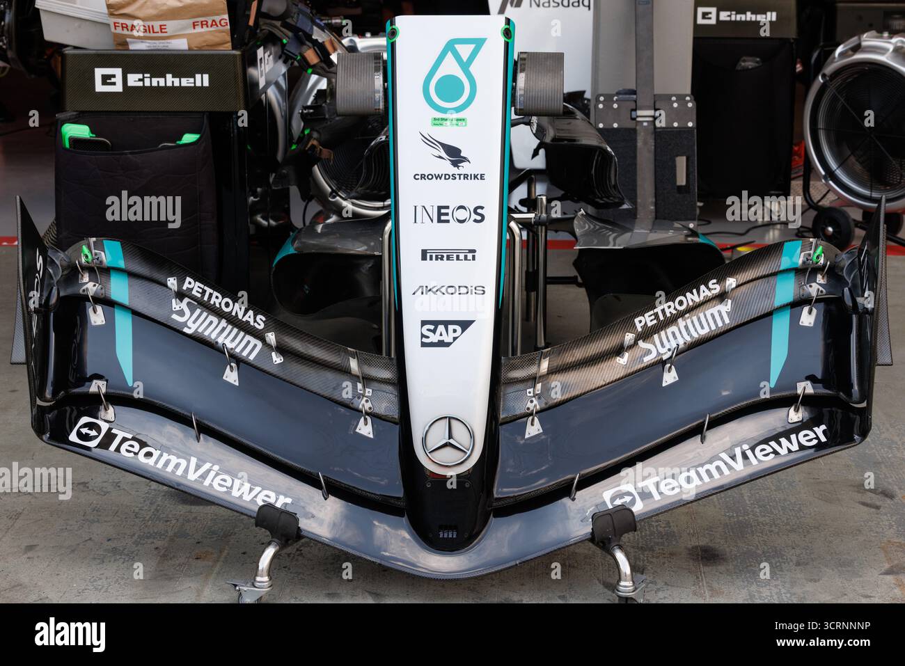 Singapore. 02nd Oct, 2025. The Mercedes-AMG PETRONAS Formula One Team ...