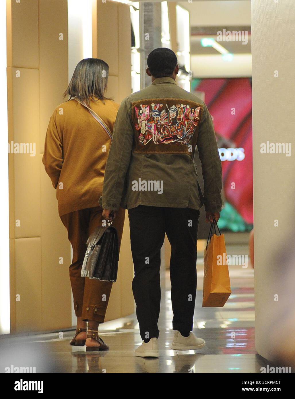Milan Samuel Eto o And His Wife Georgette Arrive Downtown For A milan-samuel-eto-o-and-his-wife-georgette-arrive-downtown-for-a