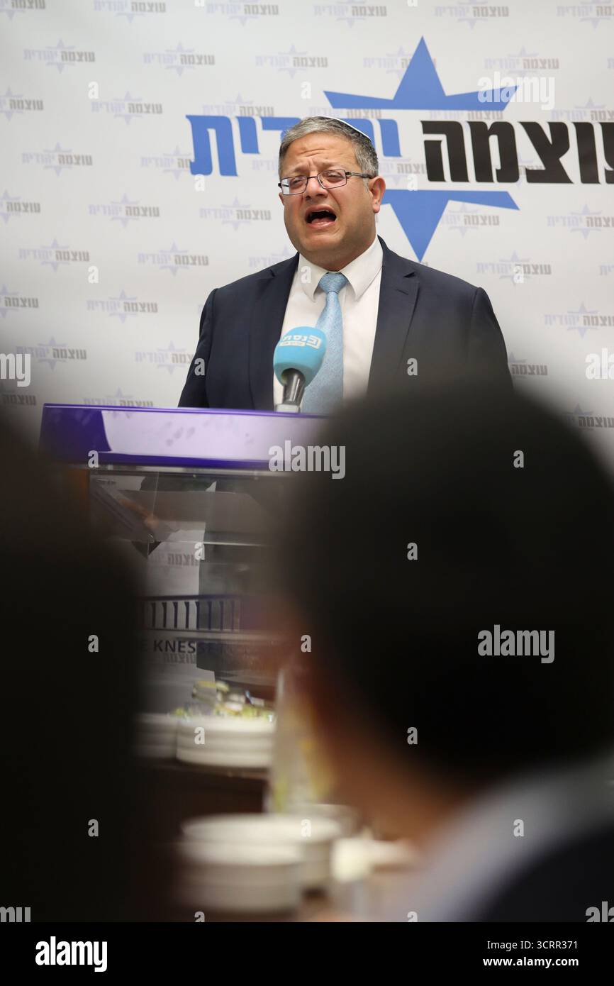 Itamar Ben-Gvir Knesset press conference