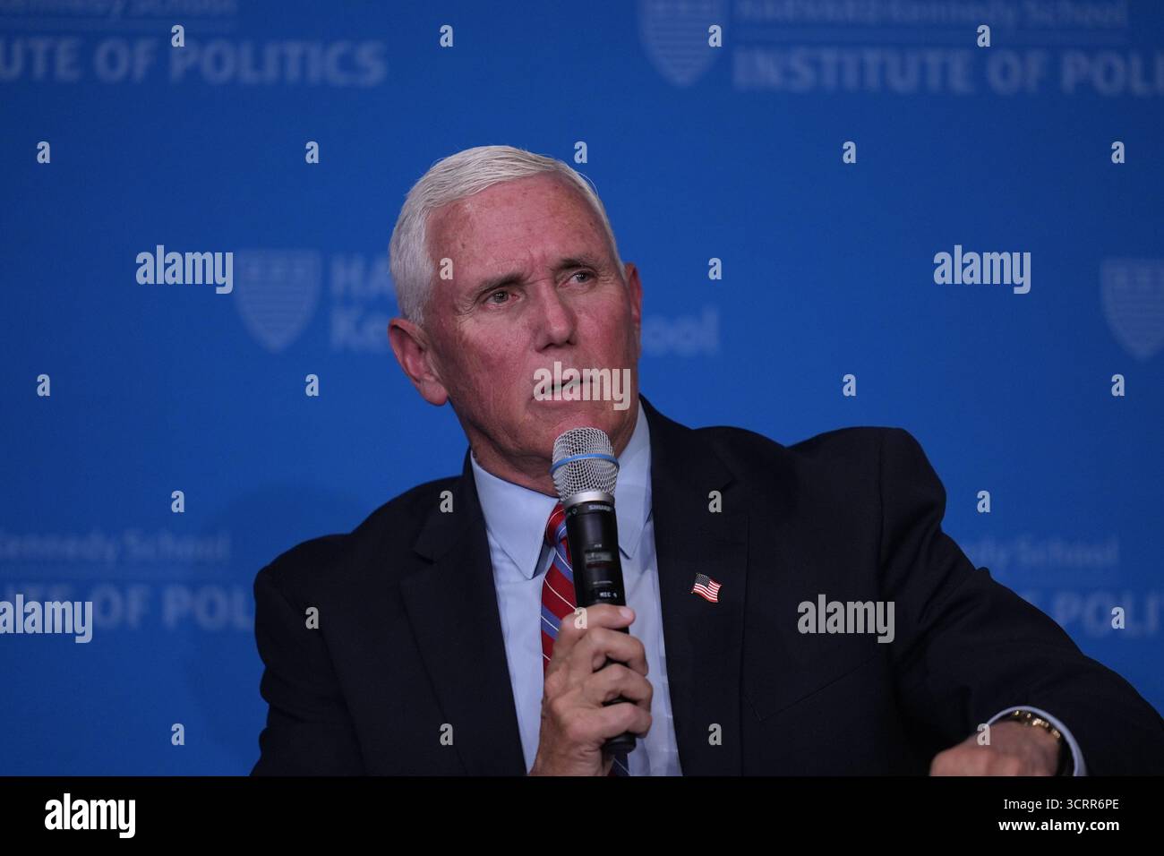Former Vice President Mike Pence at Harvard Kennedy School's John F ...