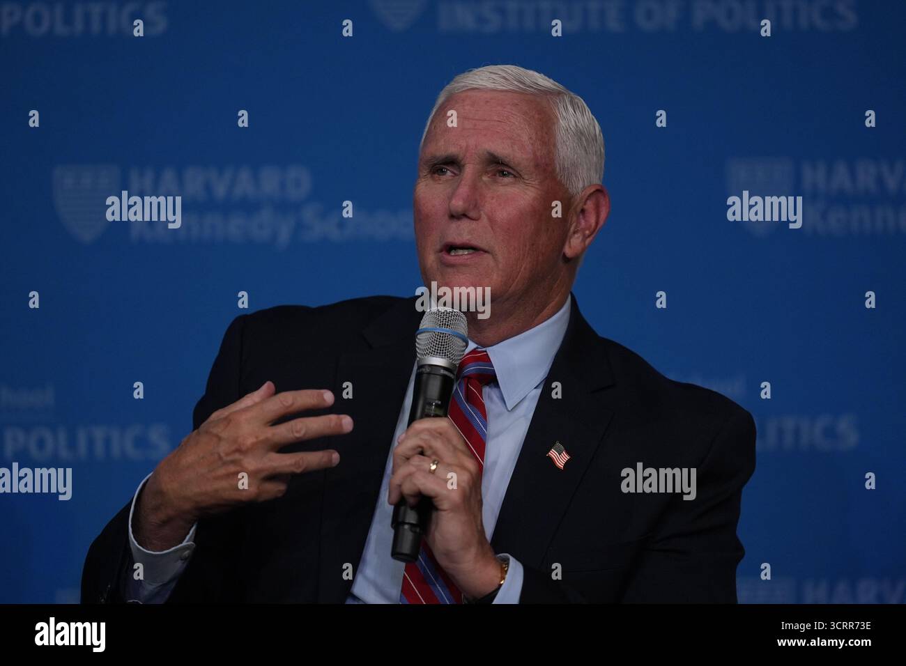 Former Vice President Mike Pence at Harvard Kennedy School's John F ...