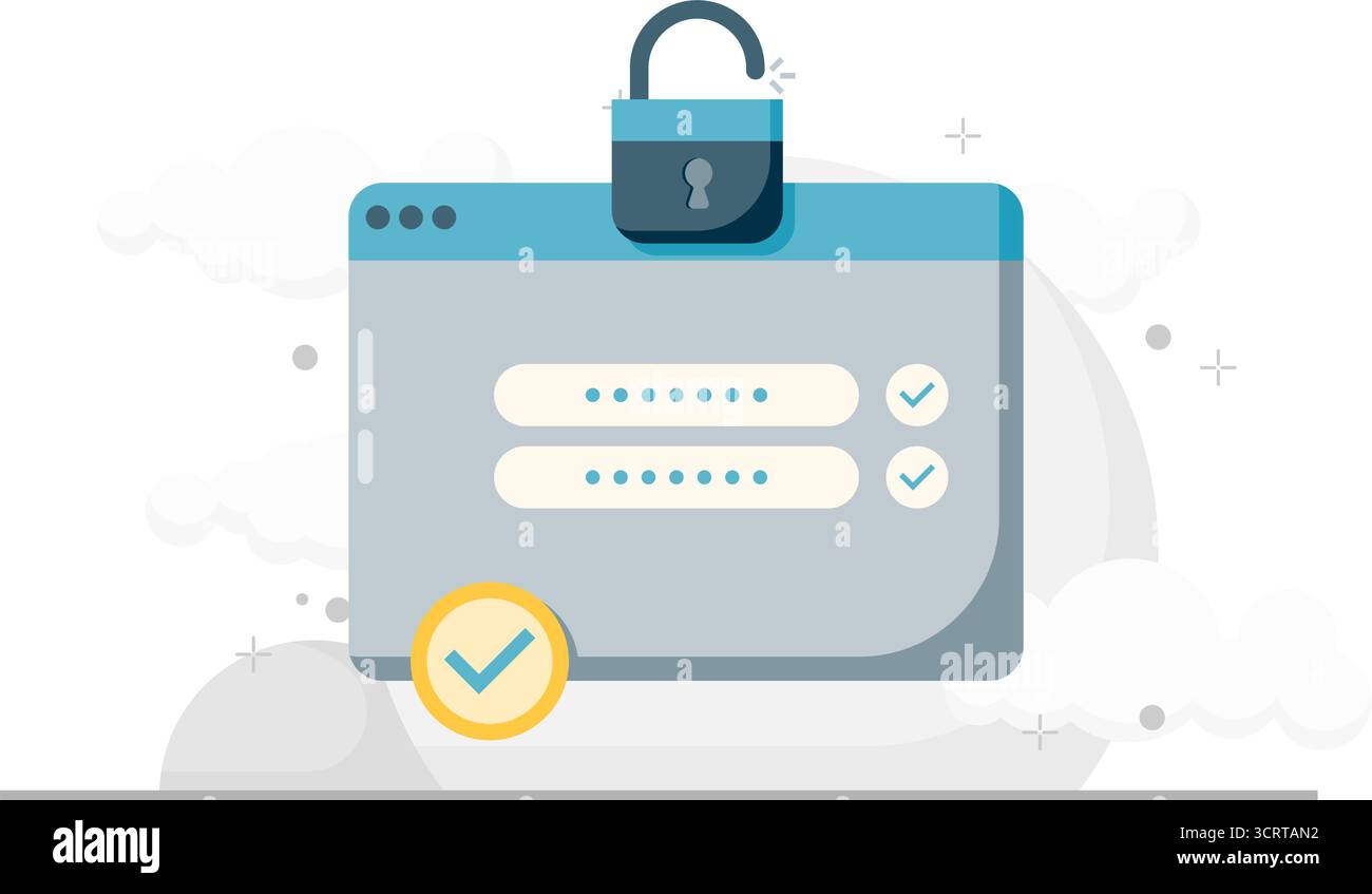 the login process was successful Stock Vector Image & Art - Alamy
