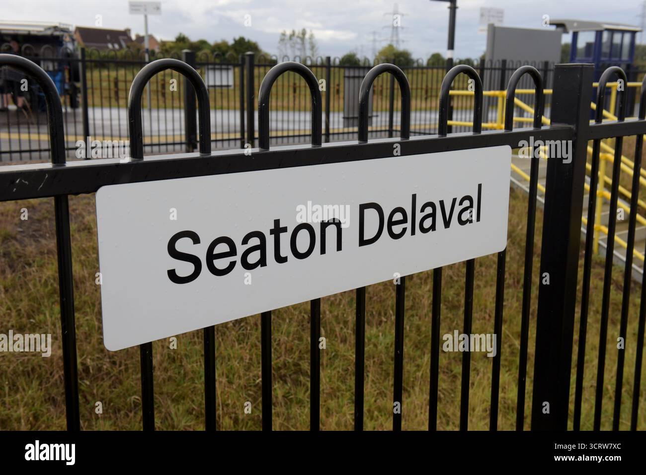 The Recently Reopened Seaton Delaval Railway Station Northumberland 