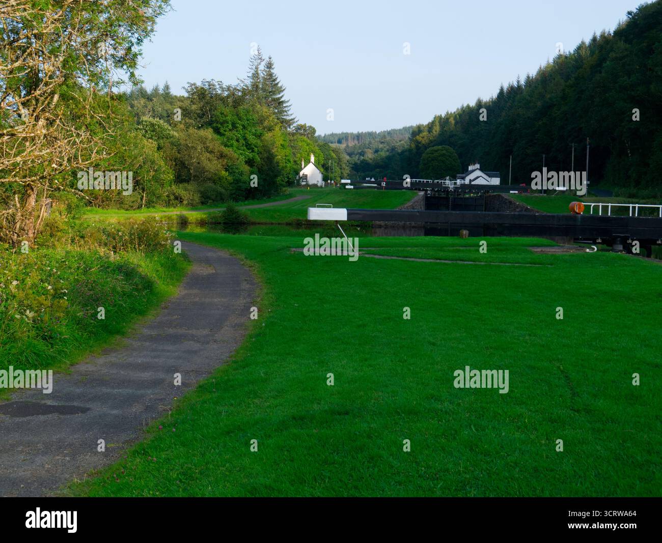 Caledonian Way next to Crinan canal, Argyll, Scotland Stock Photo