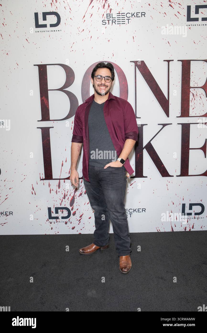 Michael Grijalva attends a special screening of "Bone Lake" at Carondelet House on September 30, 2025 in Los Angeles, California. Stock Photo