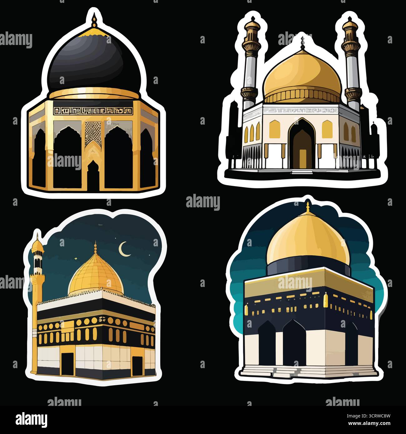 Kaaba Stock Vector Images - Alamy