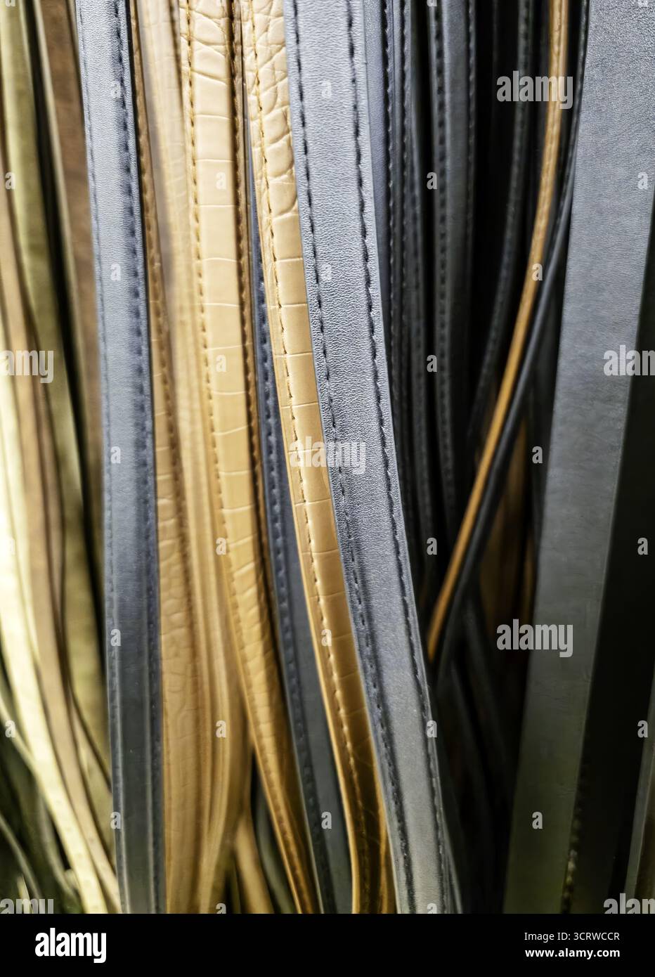 Detail of animal skin fashion accessory Stock Photo