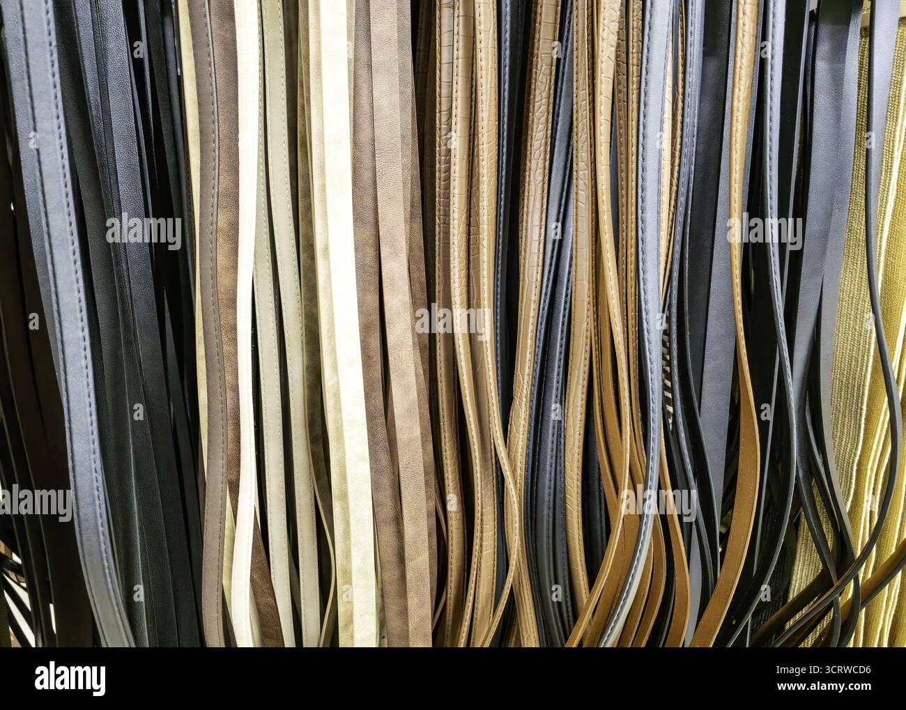 Detail of animal skin fashion accessory Stock Photo