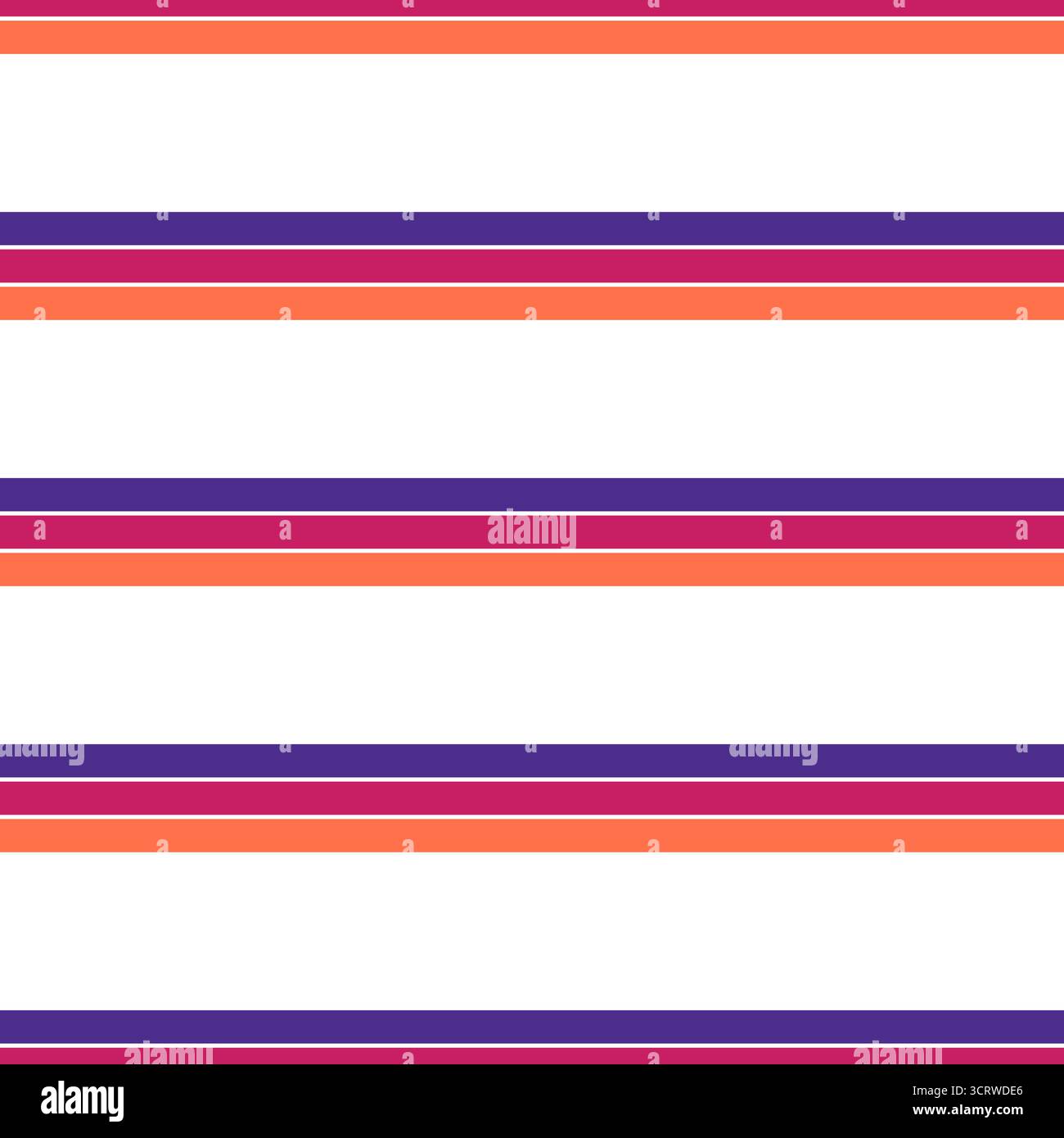 Vector seamless horizontal stripes pattern. Simple background Stock Vector