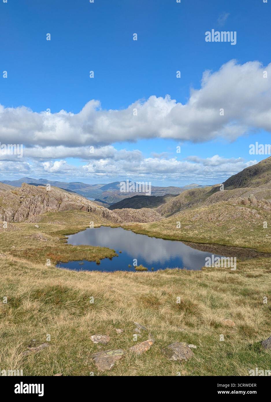 Tarn in the Lake District - Smartphone Captured Stock Image
