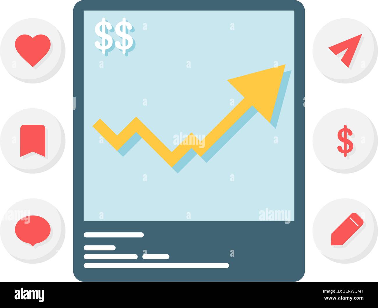 Content reporting Stock Vector Images Alamy
