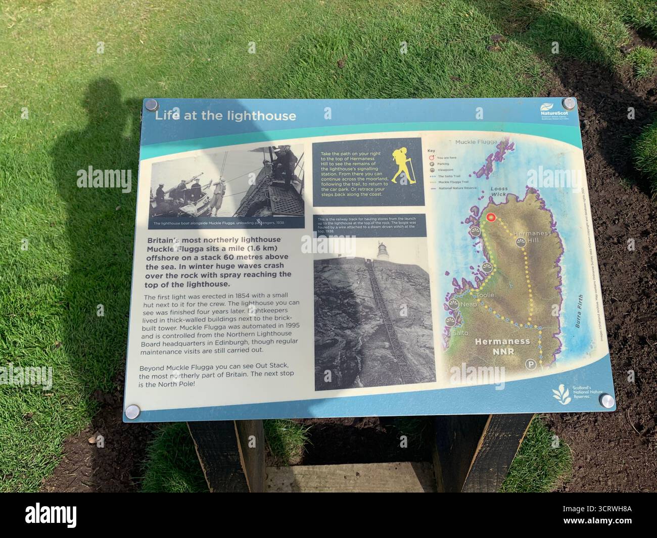Shetland island sea water green hills birds rocks rock information spray white sky hot summer edge top walk walkers rocky land landscape walking - Smartphone Captured Stock Image