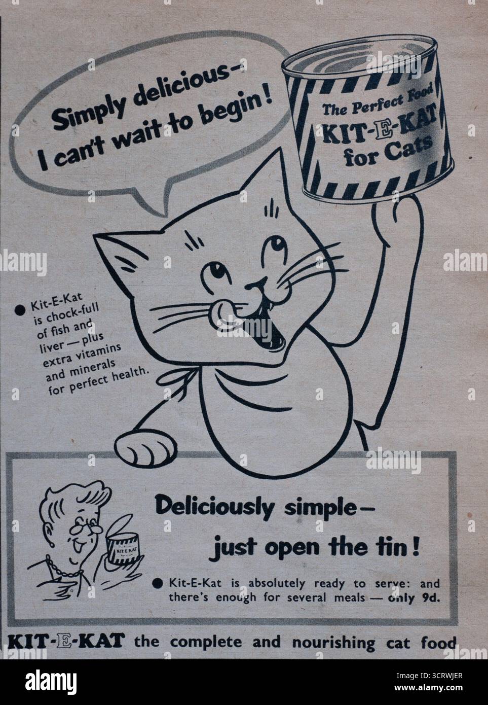 Vintage kit kat ad hi-res stock photography and images - Alamy