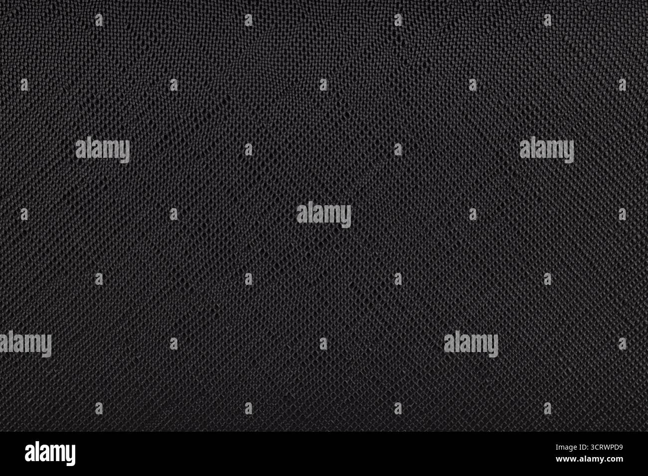 Dark mesh texture with subtle diagonal pattern Stock Photo