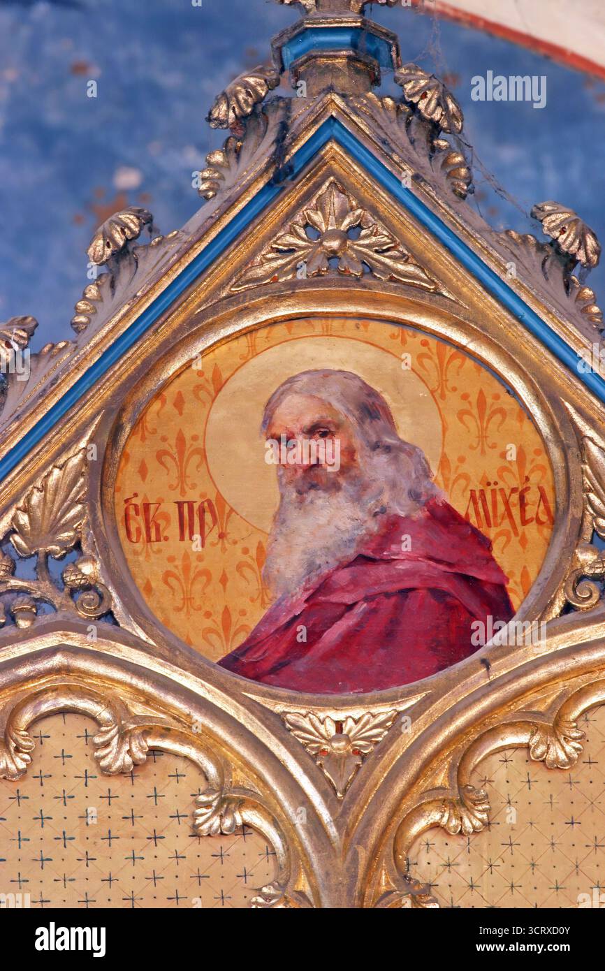 Prophet Micah, iconostasis in the Greek Catholic Cathedral of the Holy ...