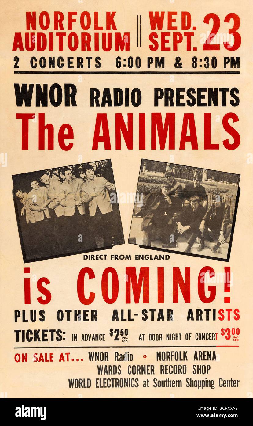 Eric burdon animals 1964 hi-res stock photography and images - Alamy