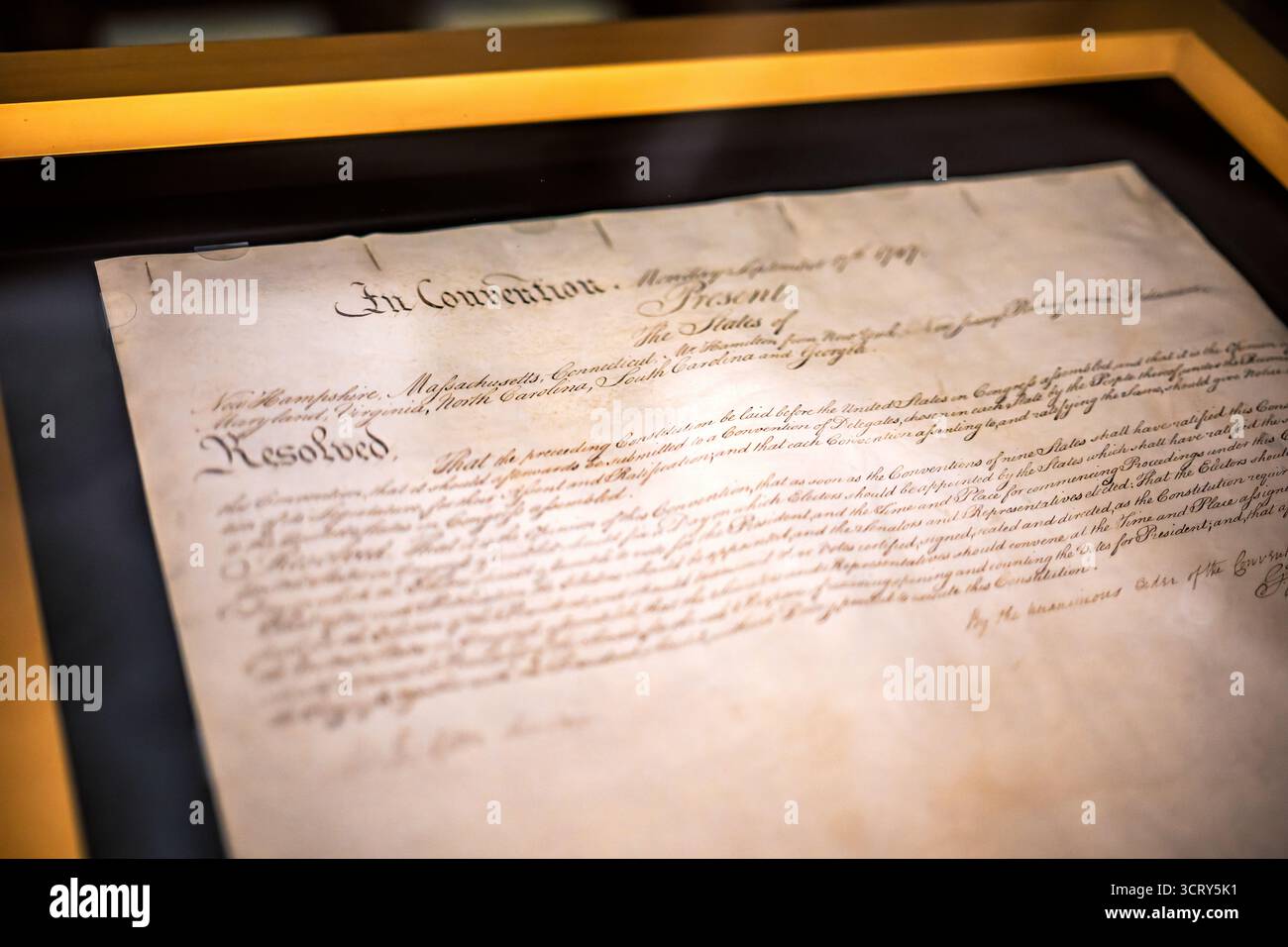 National Archives Fifth Page Resolution Ratification Constitution ...