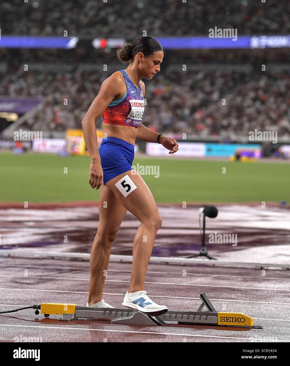 Sydney McLaughlin-Levrone competing in the women’s 400m final at the ...