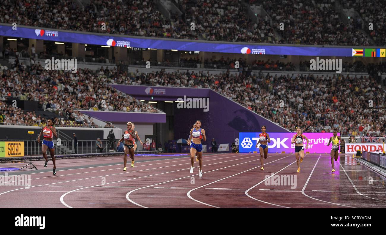 Sydney McLaughlin-Levrone competing in the women’s 400m final at the ...