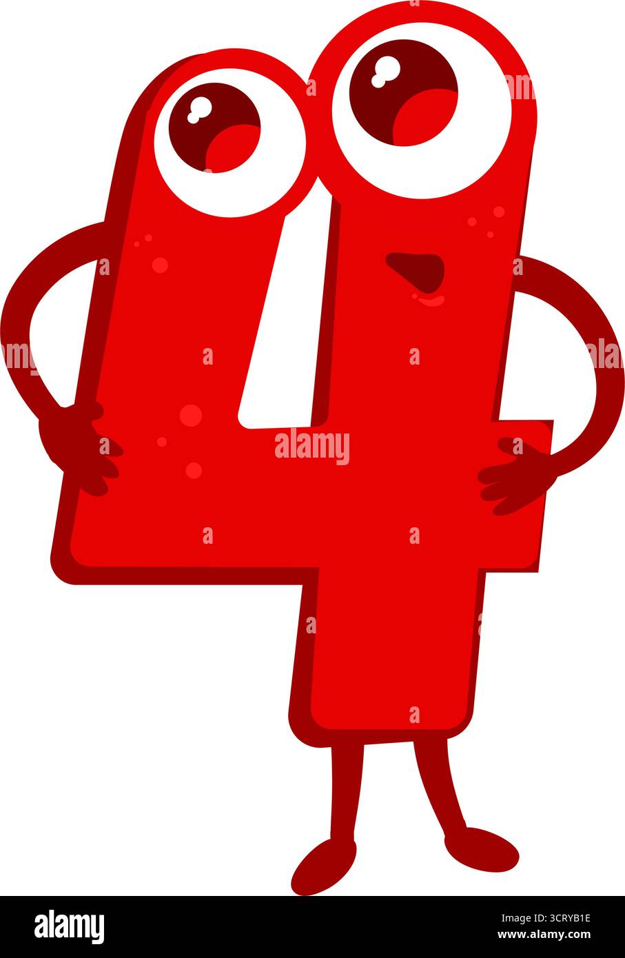 Cartoon character four cute Stock Vector Images - Alamy