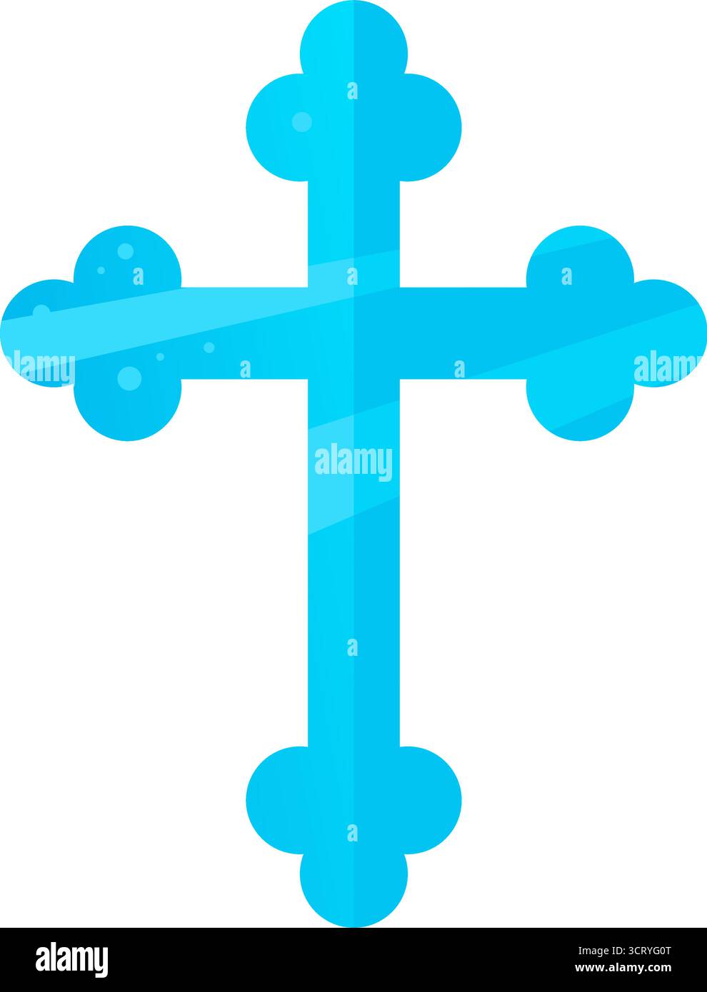 christian cross - vector illustration Stock Vector Image & Art - Alamy