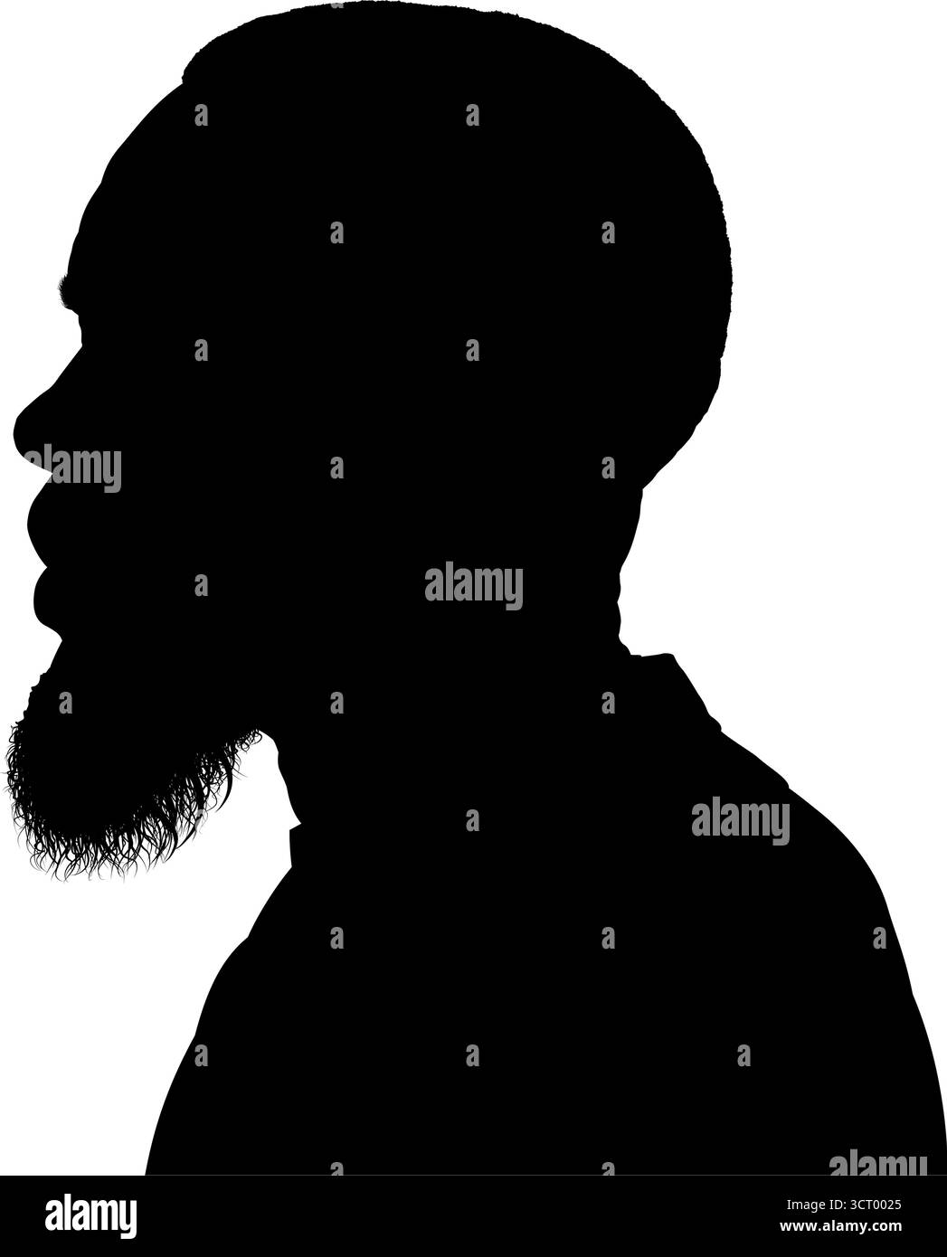 African male silhouette profile hi-res stock photography and images - Page  2 - Alamy, image size:1047x1390