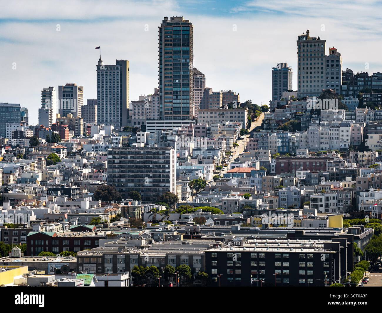 San Francisco May Be Hilly Reference: Aerial View Of San Francisco S Urban Landscape And Hilly