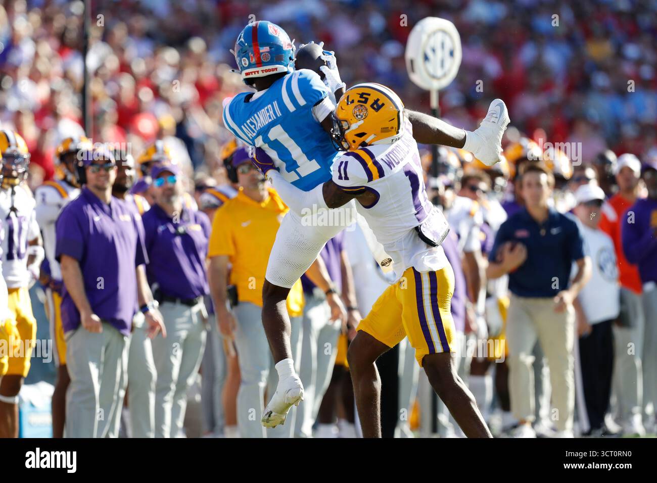 OXFORD, MS - SEPTEMBER 27: Ole Miss Rebels wide receiver Deuce ...