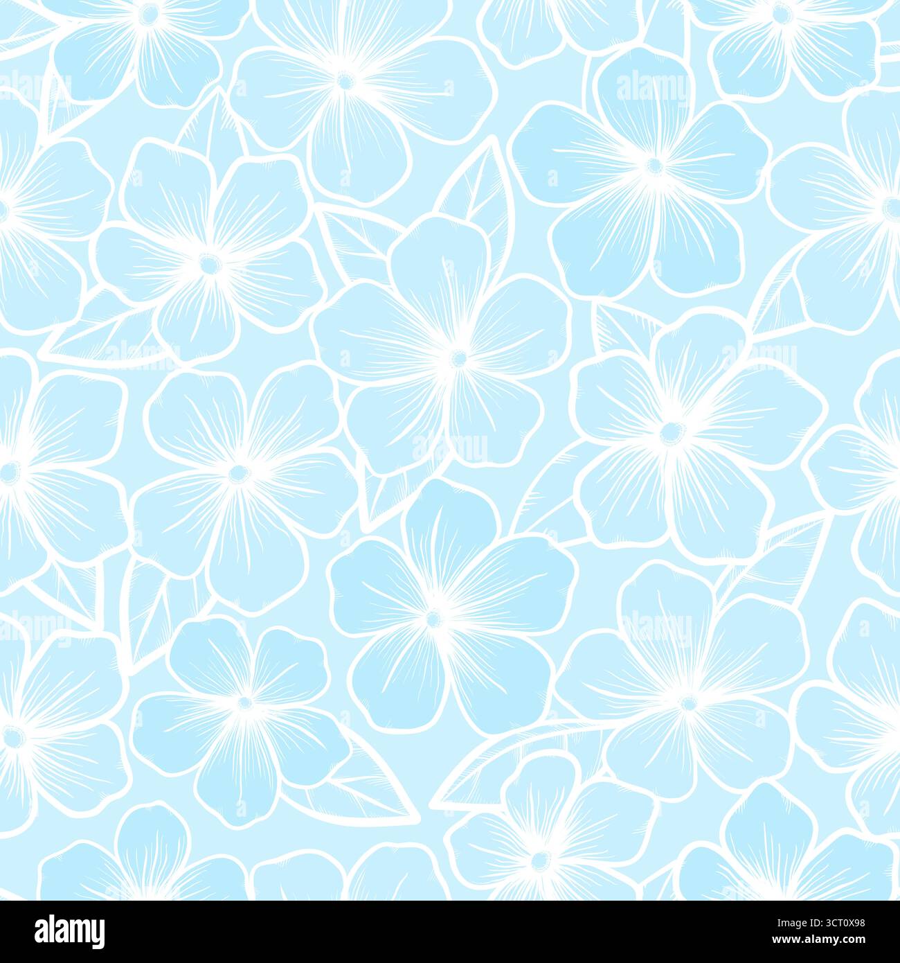 Seamless background with beautiful flowering tree branches, in ...