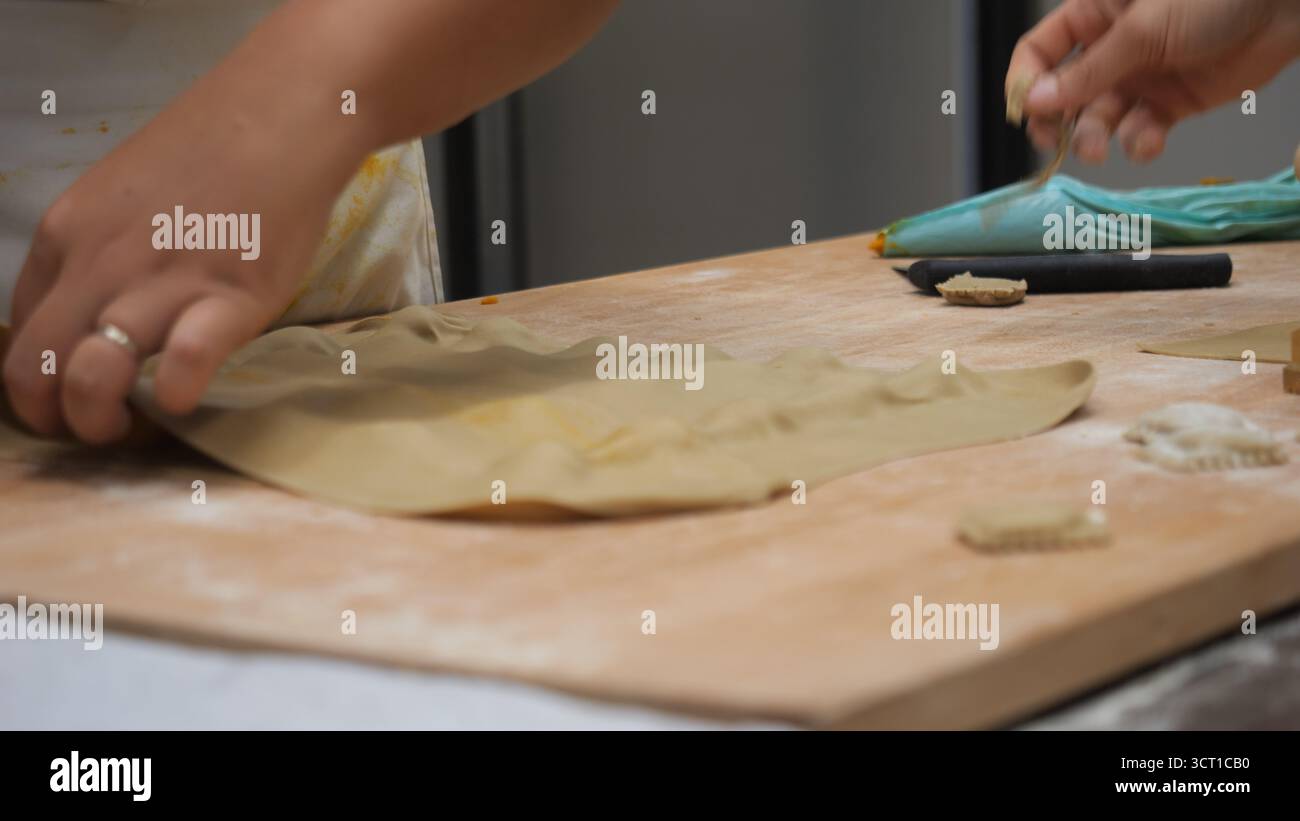 View of Passionate hands crafting fresh hi-res stock photography and images - Alamy