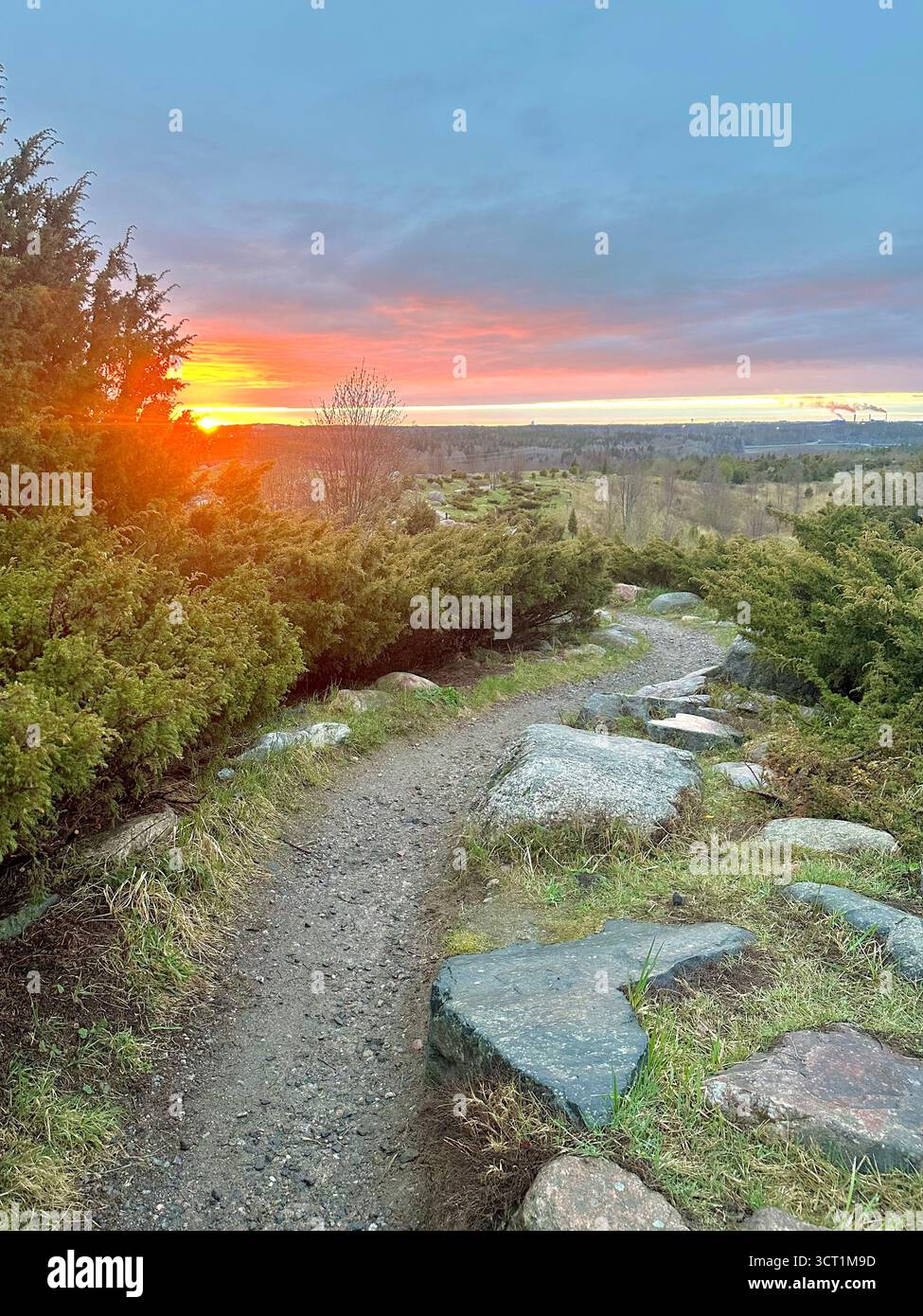 Vuosaari hill - Smartphone Captured Stock Image