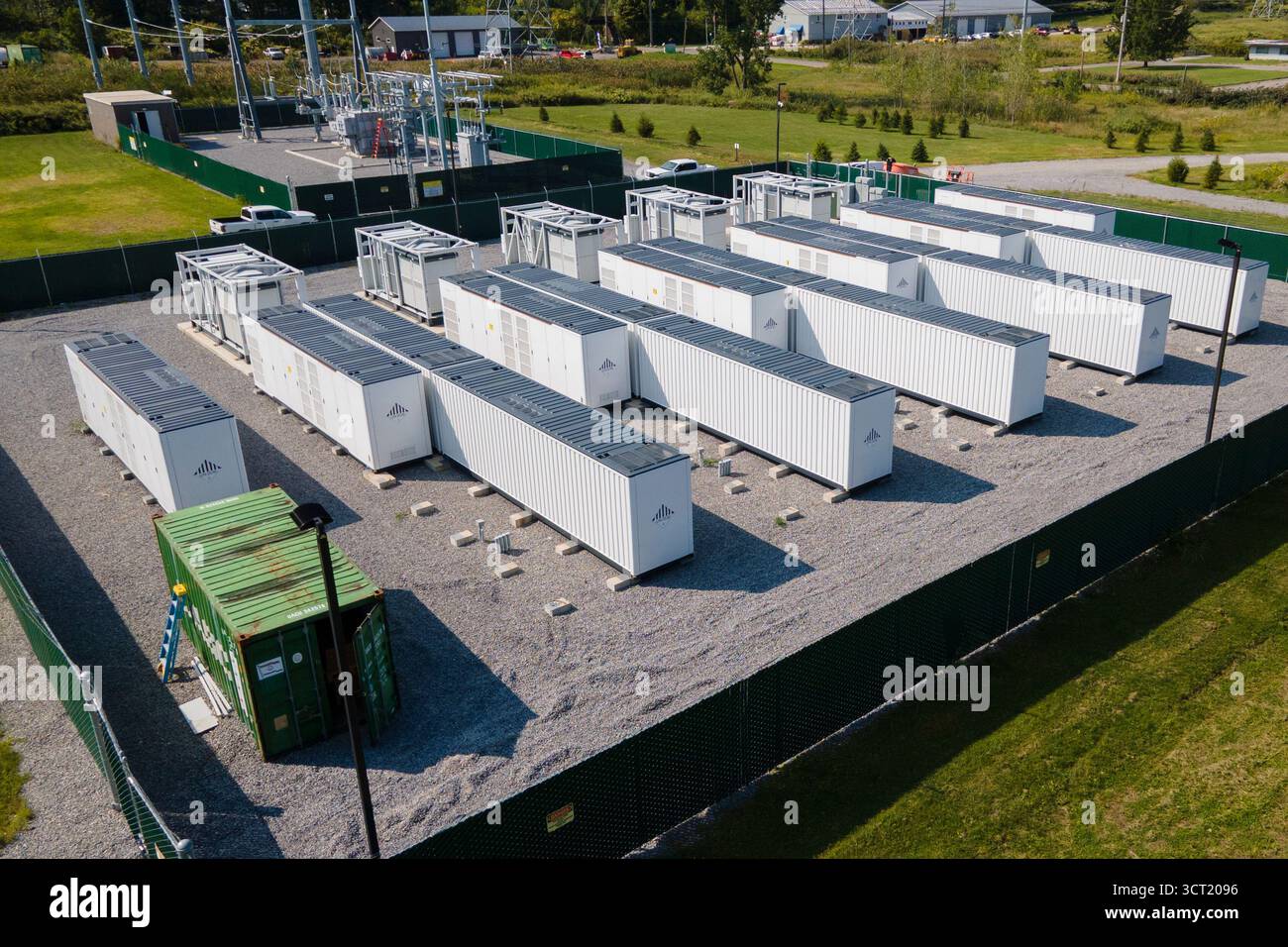 A large lithium battery energy storage system operated by Key Capture ...