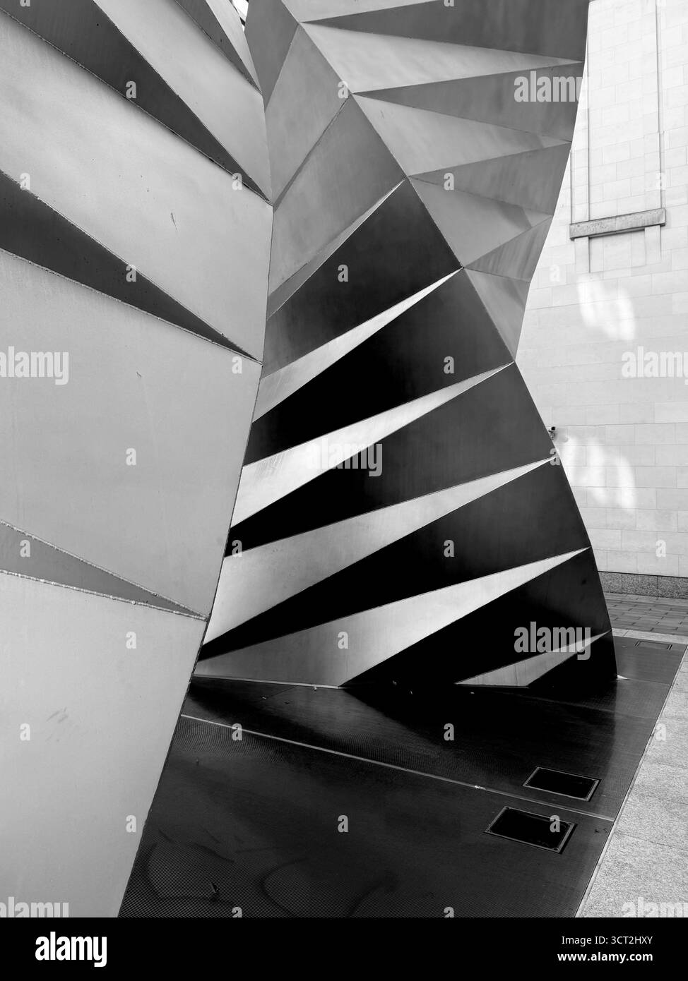 Sculpture in Paternoster Square in City of London - Smartphone Captured Stock Image