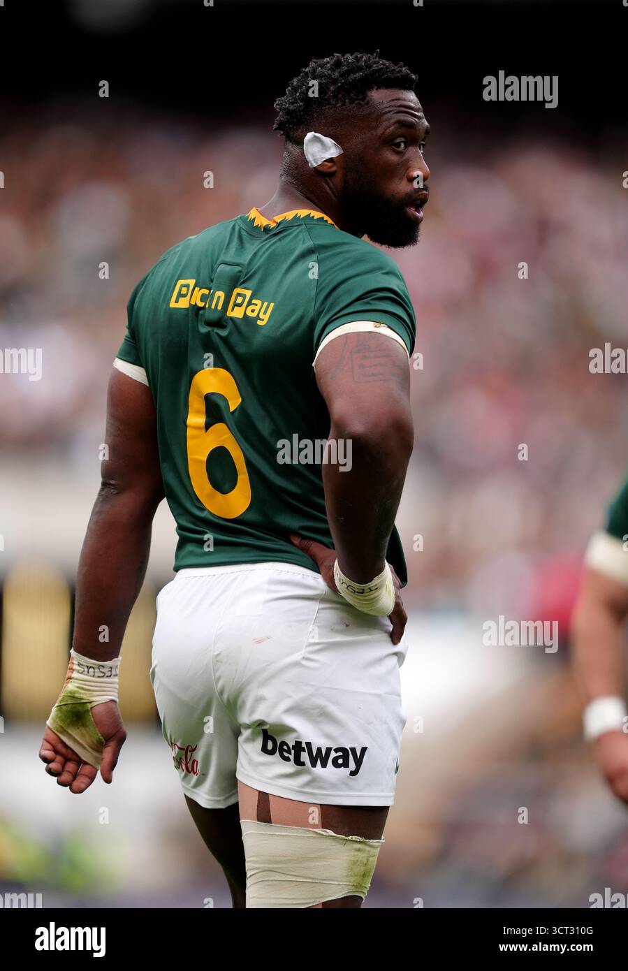 South Africa's Siya Kolisi during the Rugby Championship match at the ...