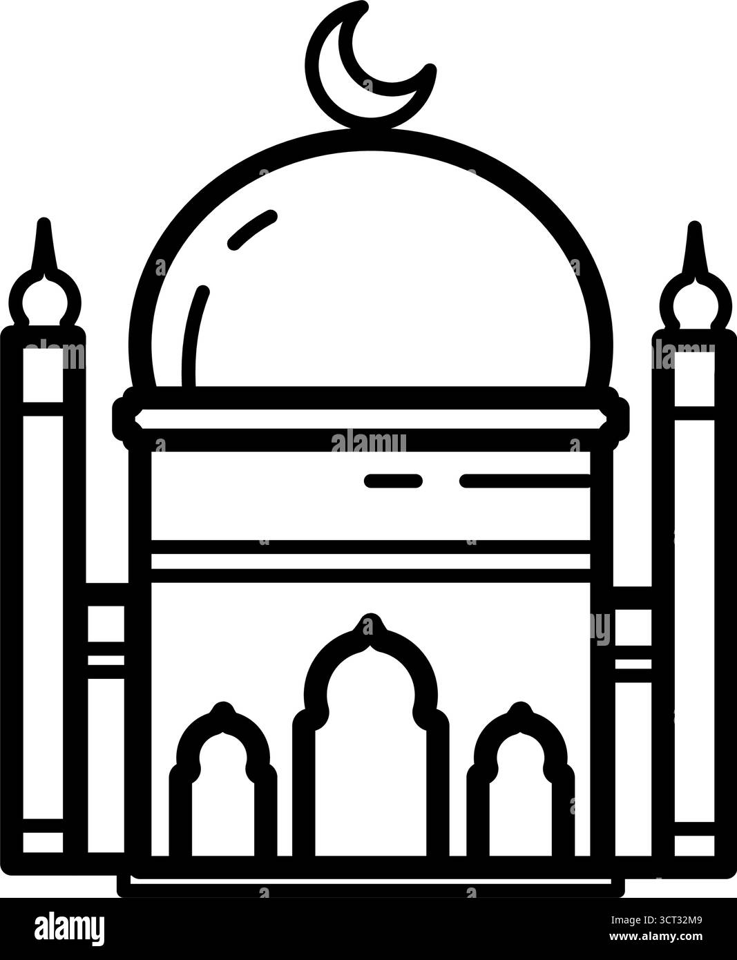 Mosque - vector icon Stock Vector Image & Art - Alamy
