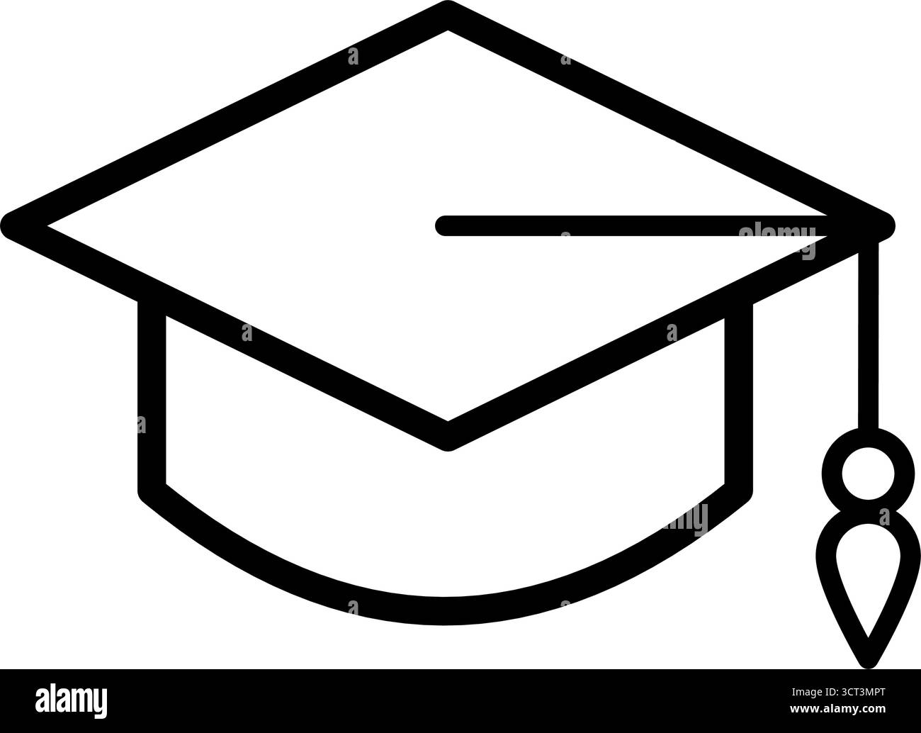Graduation cap - vector icon Stock Vector Image & Art - Alamy
