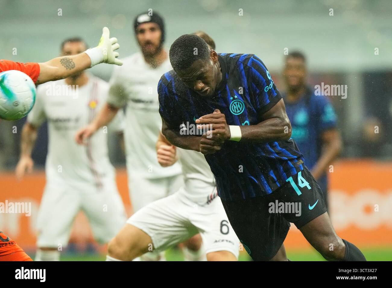Inter Milan's Ange-Yoan Bonny scores his side's second goal during the ...