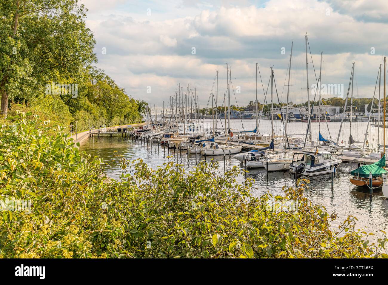 Marina of Neustadt in Holstein, Schleswig-Holstein, Germany Stock Photo