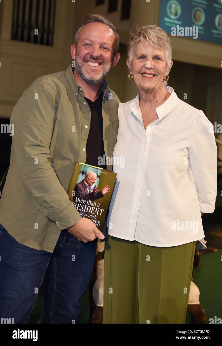 Ga. 04th Oct, 2025. Andrew Greer, Kim Carter Fuller, promoting the book ...
