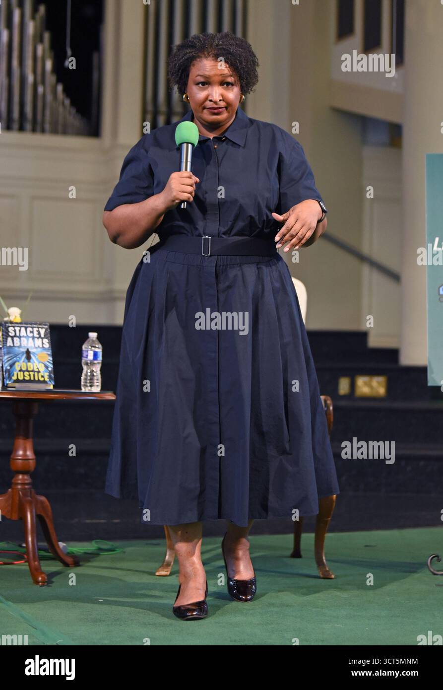Ga. 04th Oct, 2025. Stacey Abrams at a public appearance for Coded ...