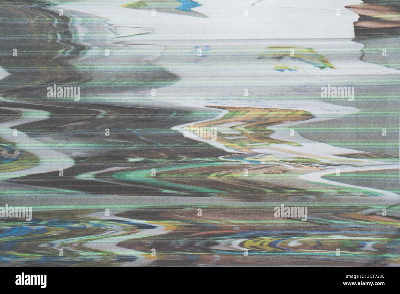 Lo-fi graphic resembling a rippled water surface, crafted using the photocopy art technique on paper. Stock Photo