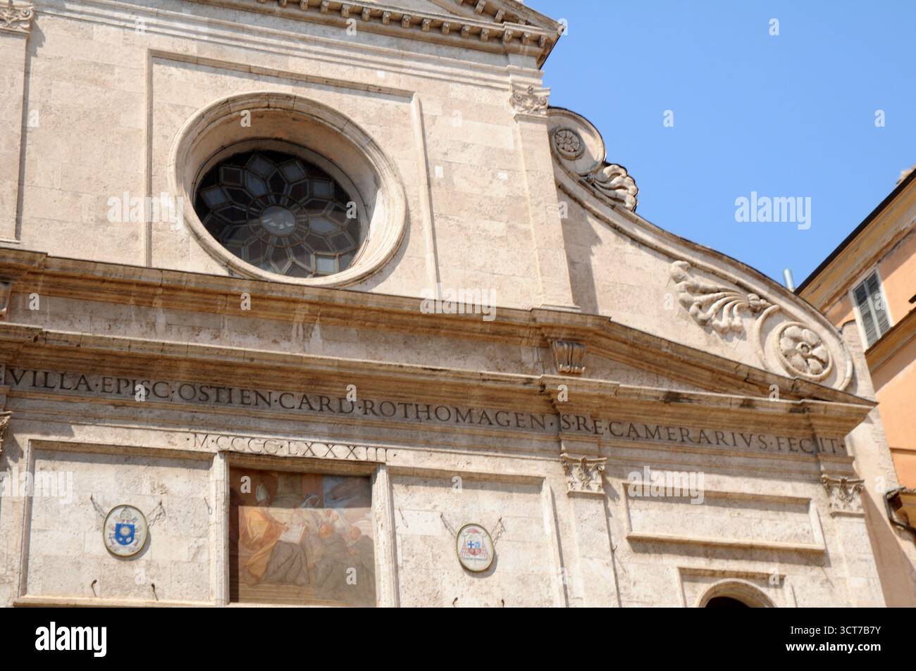 Rococo facade of maddalena church hi-res stock photography and images ...