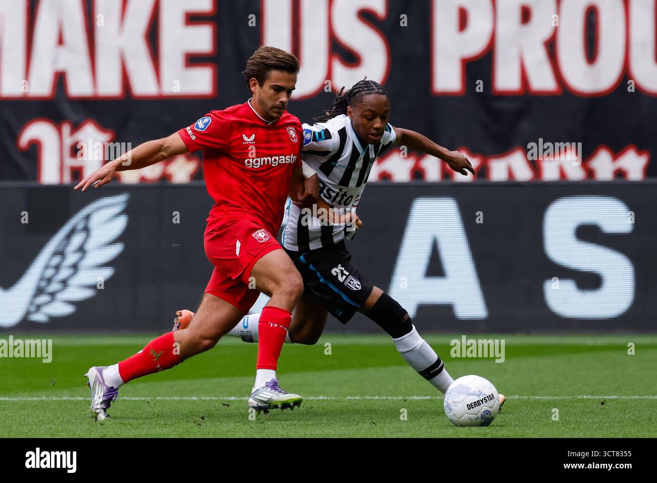 Van Rooij Bart van Rooij of FC Twente and Yvandro Borges Sanches of Heracles ...